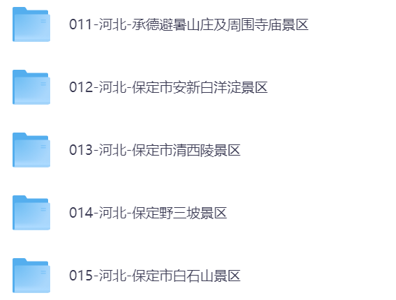 花大量时间整理的 中国318个5A级景区视频讲解+185个航拍